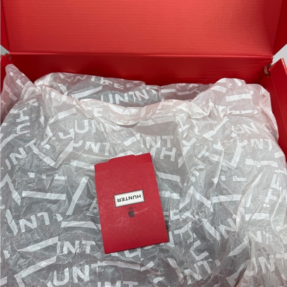 NIB •Hunter Women's Original Short back adjustable Rain Boots Size: 8 - Picture 7 of 8